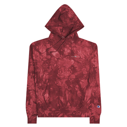 Women Champion tie-dye Red hoodie