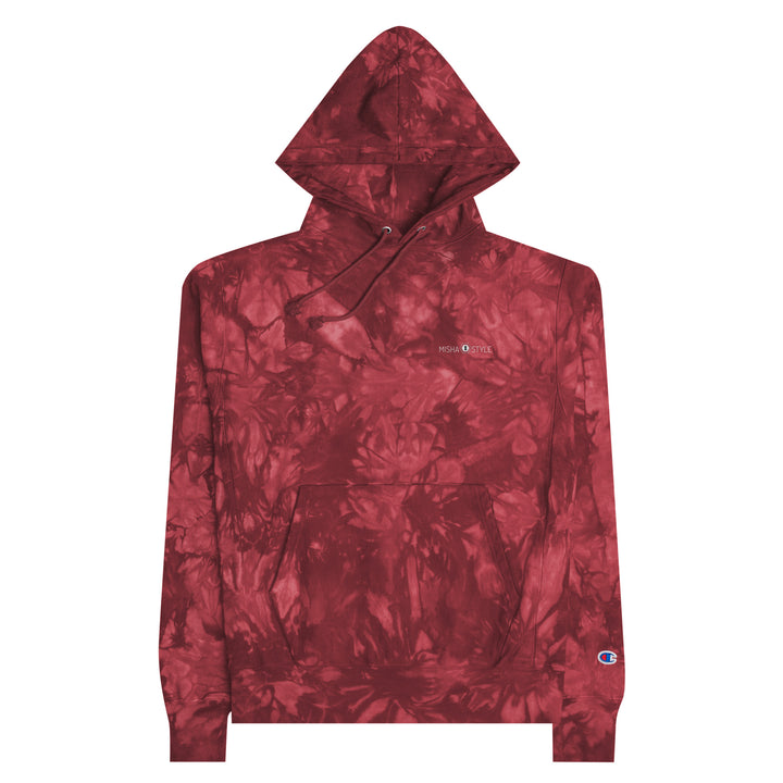 Women Champion tie-dye hoodie - Wine