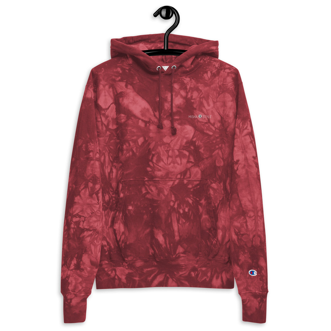 Women Champion tie-dye hoodie - Wine