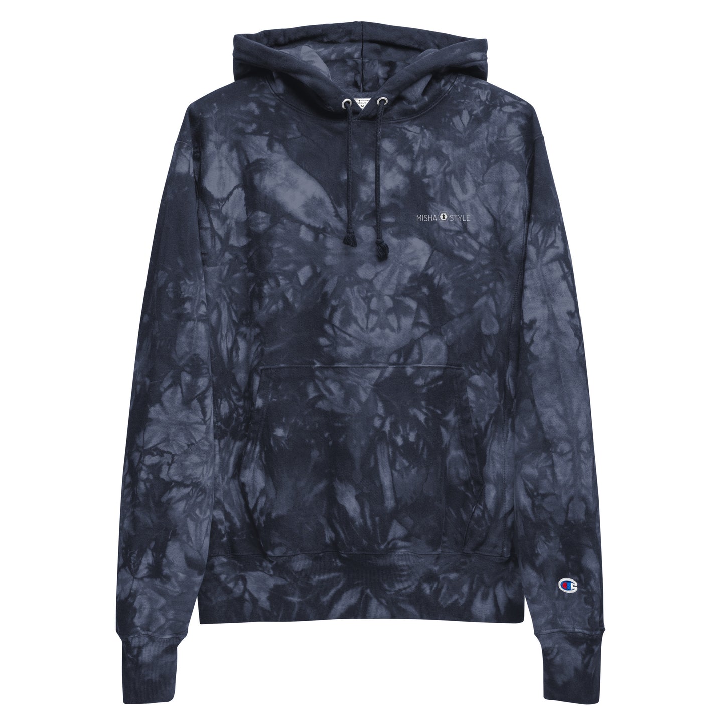 Women Champion tie-dye Navy hoodie