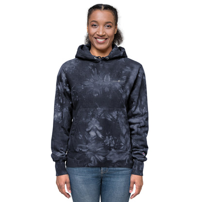 Women Champion tie-dye Navy hoodie