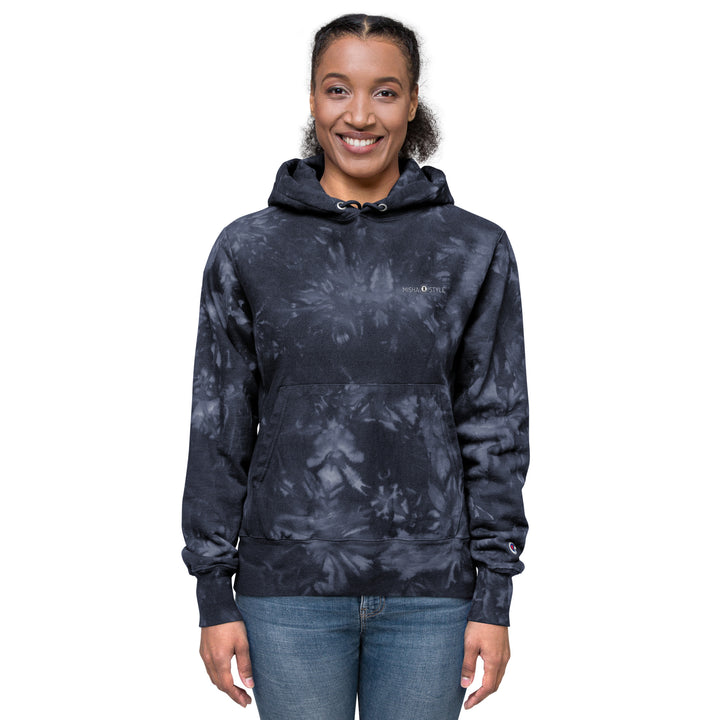 Women Champion tie-dye hoodie - Navy