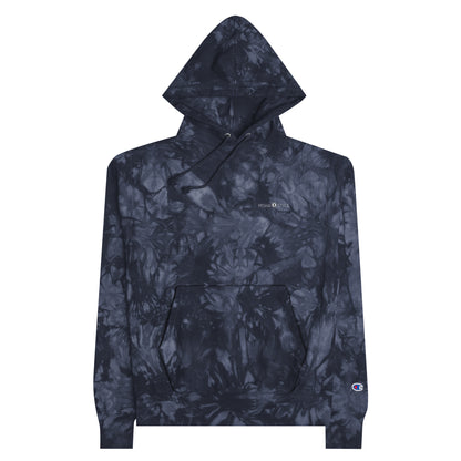 Women Champion tie-dye Navy hoodie