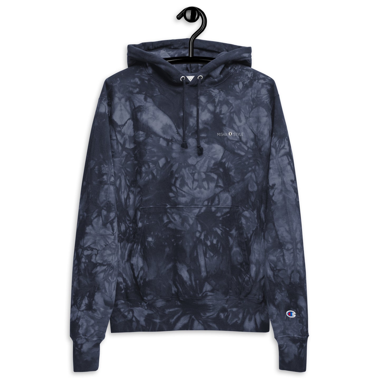 Women Champion tie-dye Navy hoodie