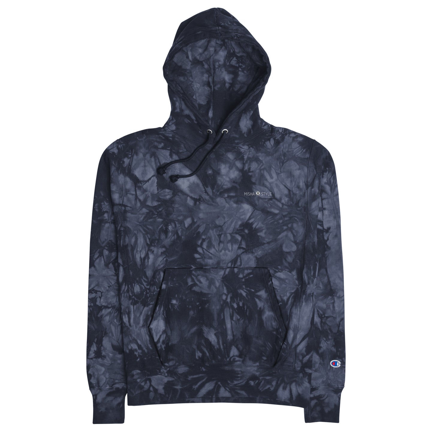 Women Champion tie-dye Navy hoodie