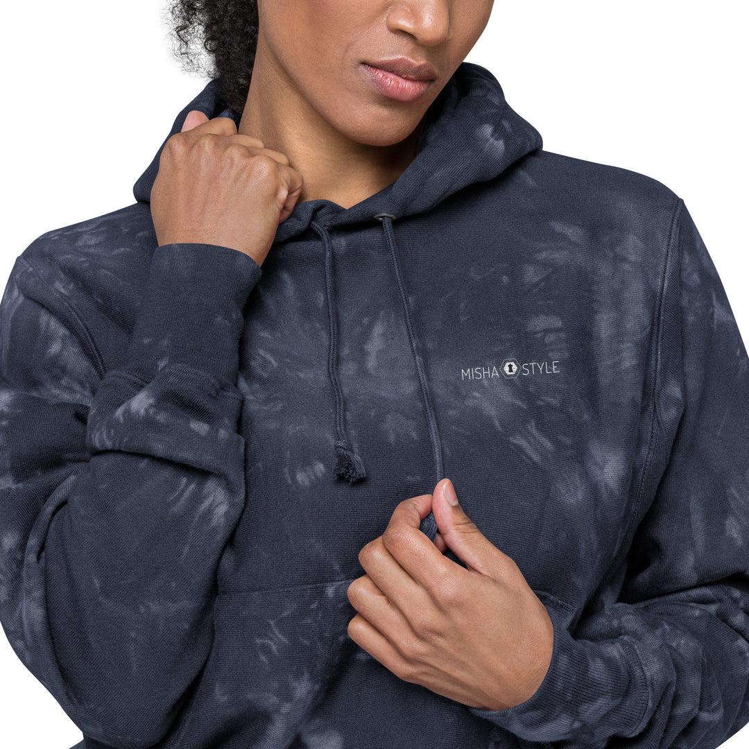 Women Champion tie-dye hoodie - Navy