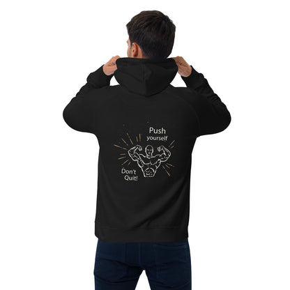 Don't Quit eco raglan Men hoodie