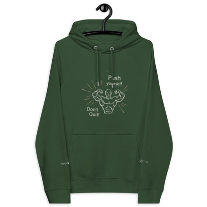 Don't Quit eco raglan hoodie