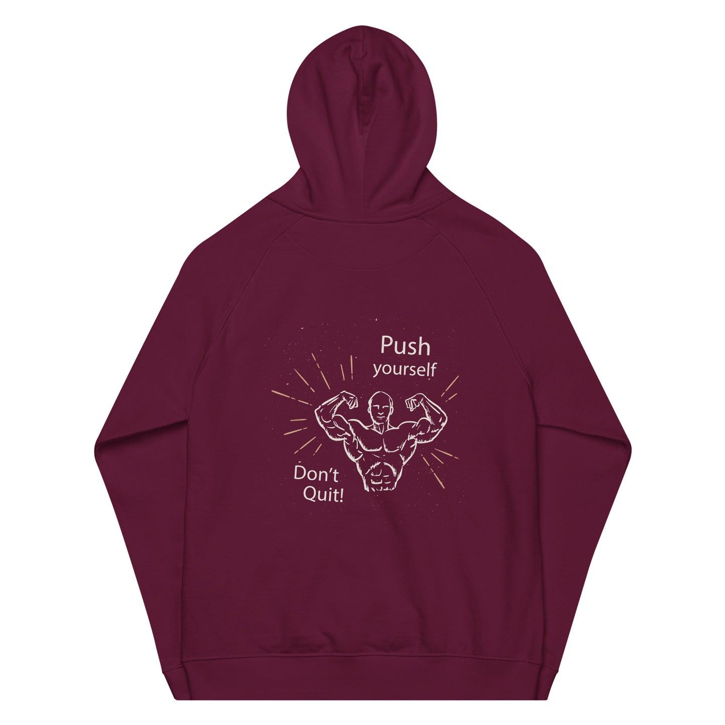 Don't Quit eco raglan Women hoodie