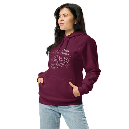 Don't Quit eco raglan Women hoodie