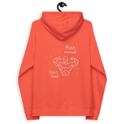 Don't Quit eco raglan hoodie