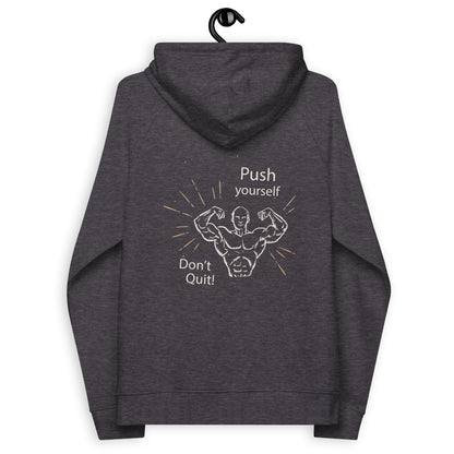 Don't Quit eco raglan hoodie