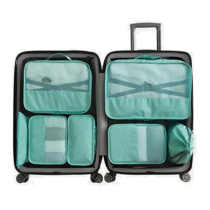 Waterproof 7 Pcs in 1 Luggage Storage Set