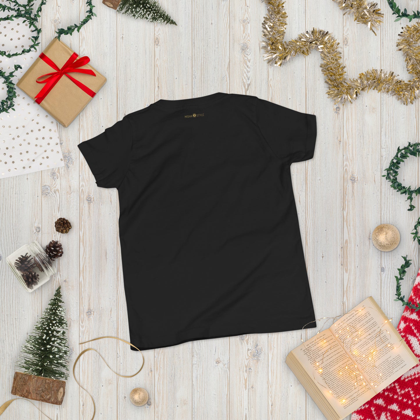 Belly Laugh Youth Short Sleeve Black T-Shirt