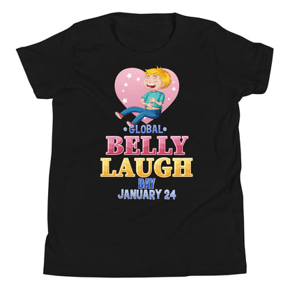 Belly Laugh Youth Short Sleeve Black T-Shirt