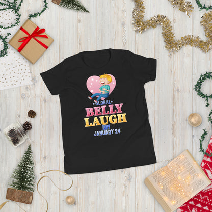 Belly Laugh Youth Short Sleeve Black T-Shirt