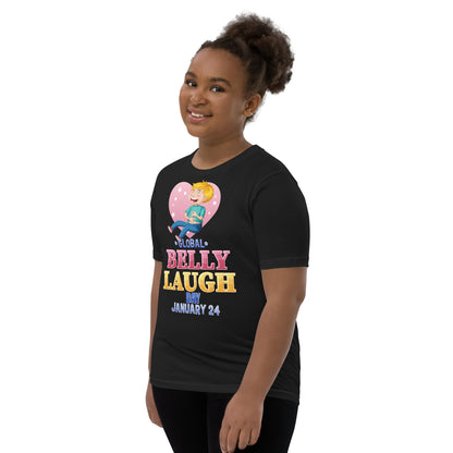 Belly Laugh Youth Short Sleeve Black T-Shirt