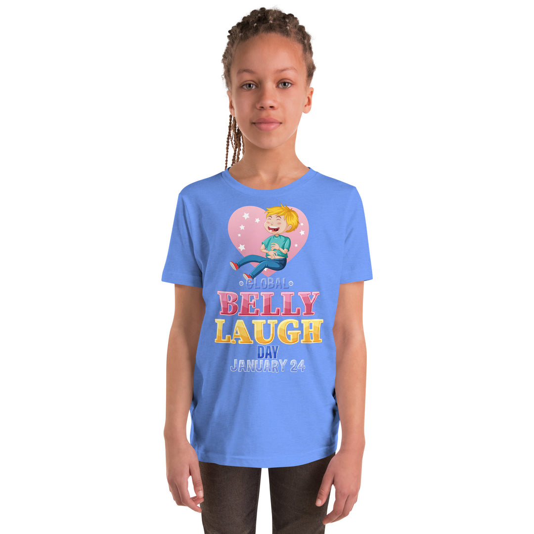 Youth Short Sleeve Blue T-Shirt