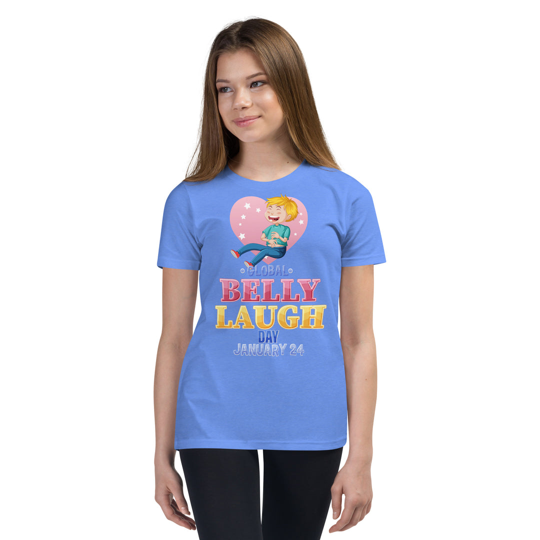 Youth Short Sleeve Blue T-Shirt