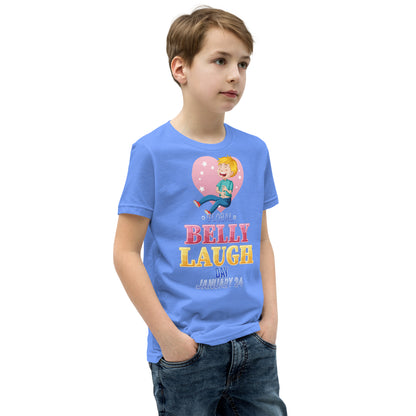 Youth Short Sleeve Blue T-Shirt