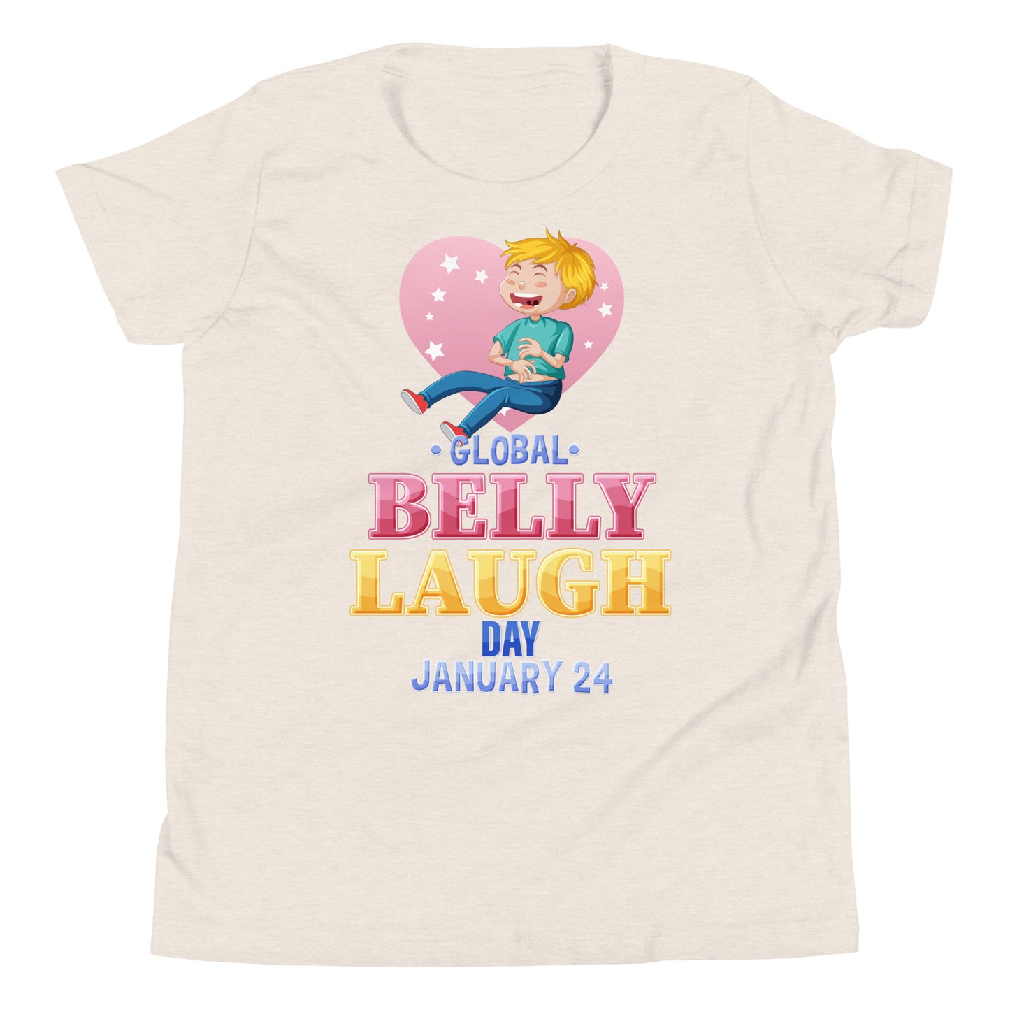 Belly Laugh Youth Short Sleeve Yellow's T-Shirt