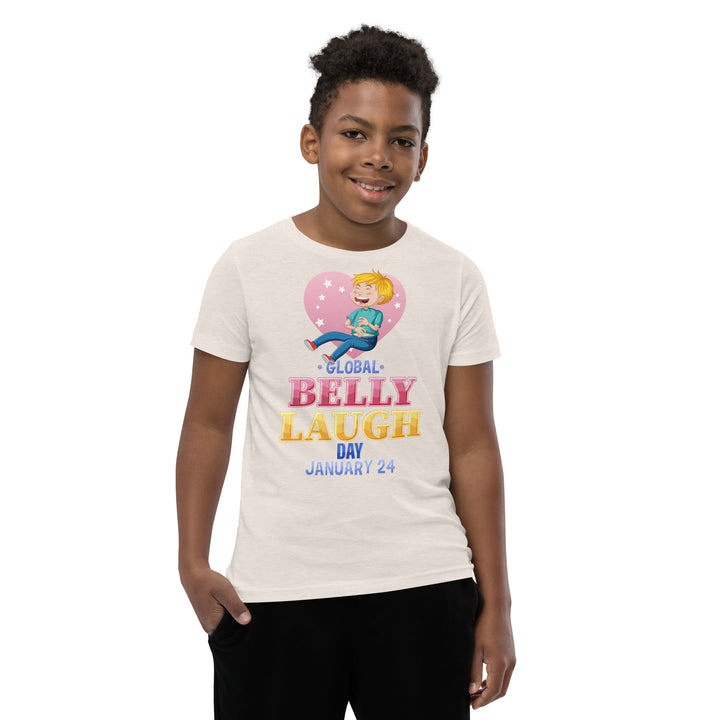 Belly Laugh Youth Short Sleeve Yellow's T-Shirt