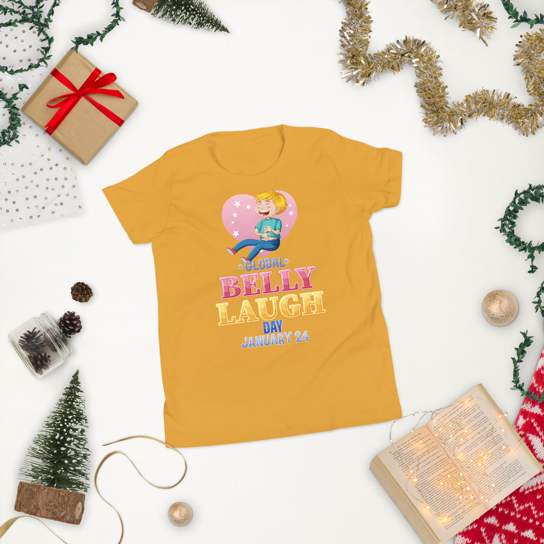 Belly Laugh Youth Short Sleeve Yellow's T-Shirt