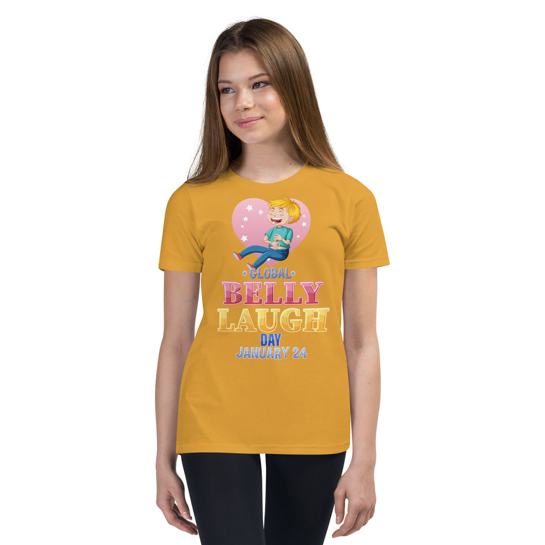 Belly Laugh Youth Short Sleeve Yellow's T-Shirt