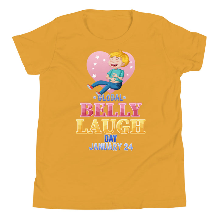 Belly Laugh Youth Short Sleeve Yellow's T-Shirt