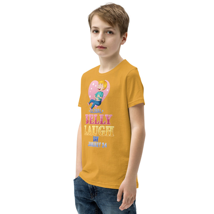 Belly Laugh Youth Short Sleeve Yellow's T-Shirt