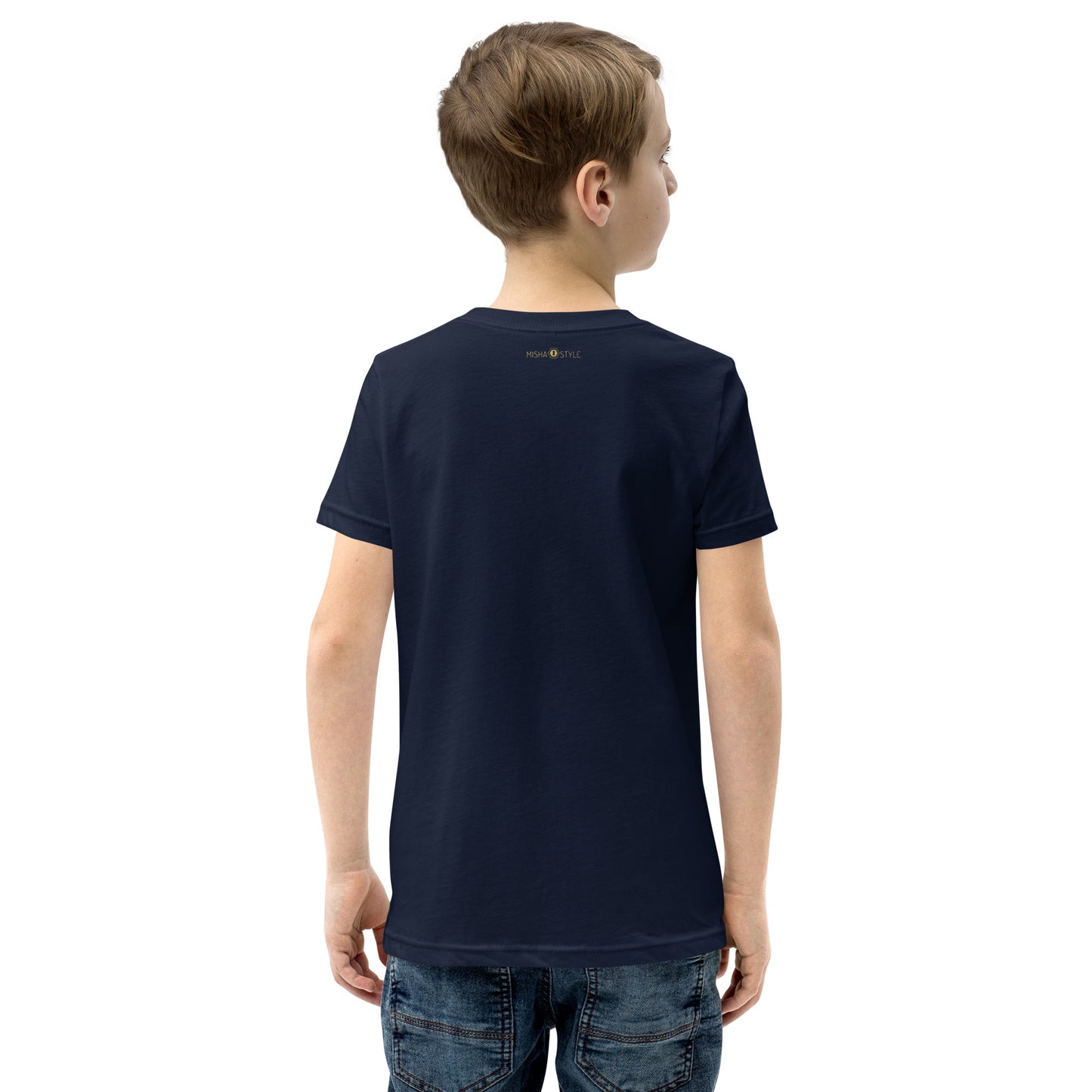 Belly Laugh Youth Short Sleeve Royal Navy T-Shirt