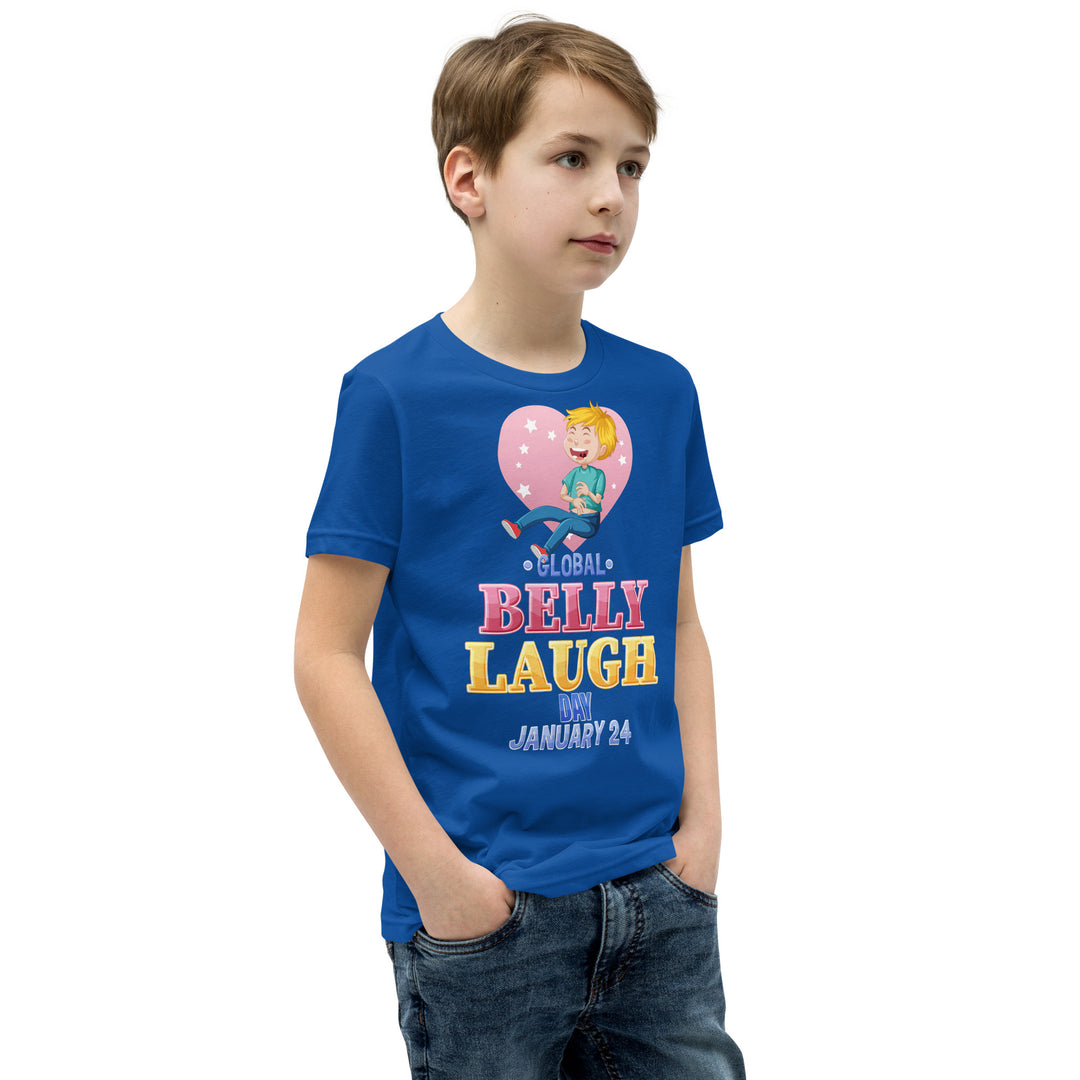 Youth Short Sleeve Blue T-Shirt