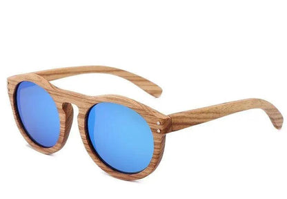 100% Real Zebra Wood Sunglasses - Mishastyle