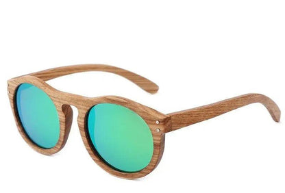 100% Real Zebra Wood Sunglasses - Mishastyle