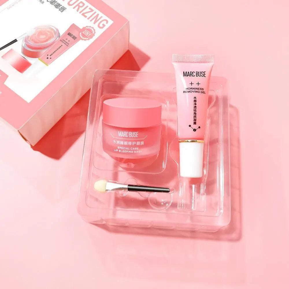 2 Pieces Lip Care Set Gel and Mask - Mishastyle