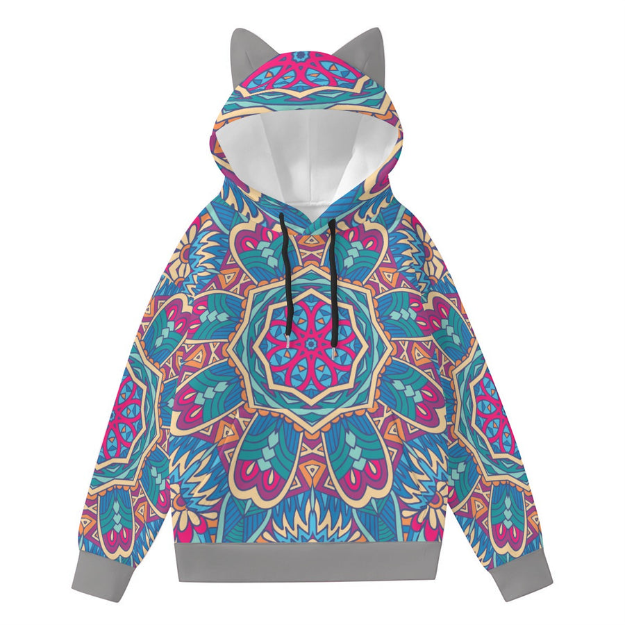 Fantas-hoodie voor dames met decoratieve oren