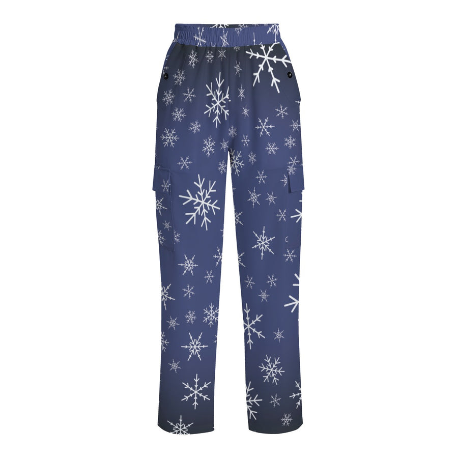 Women's Bib Overall Luxury Pant - Snow Navy