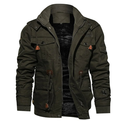 Casual Military Men Thick Jacket