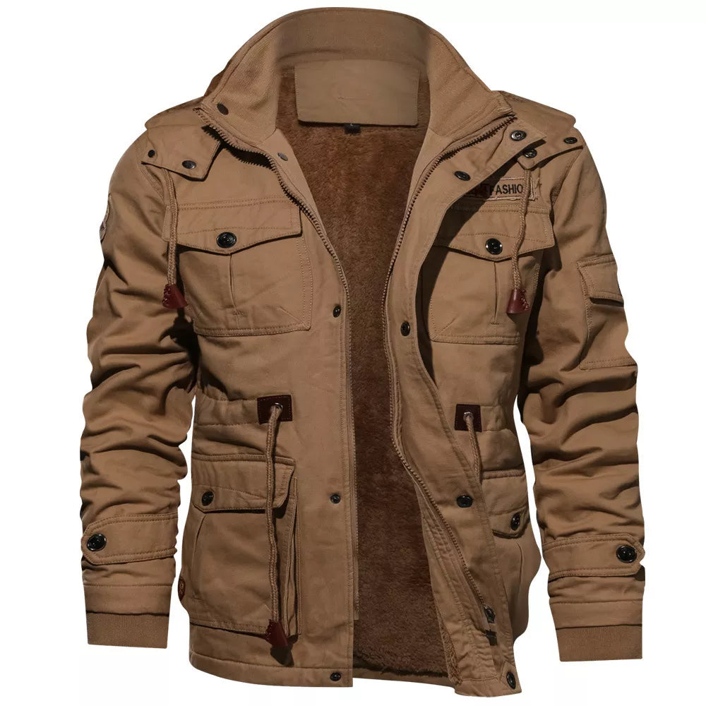 Casual Military Men Thick Jacket