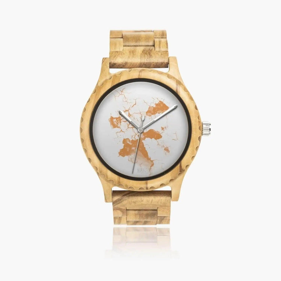 Alien Island Natural Wooden Watch - Mishastyle