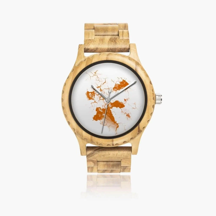 Brown Alien Island Natural Wooden Watch - Mishastyle