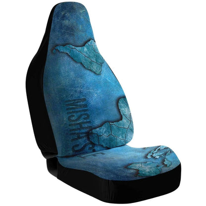 Car Seat Cover design of the world map - Mishastyle