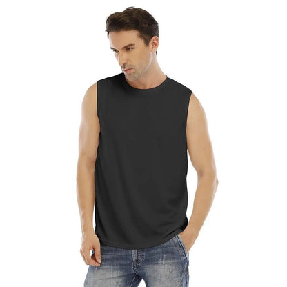 Classic Men's O-neck Sleeveless Tank Top - Mishastyle