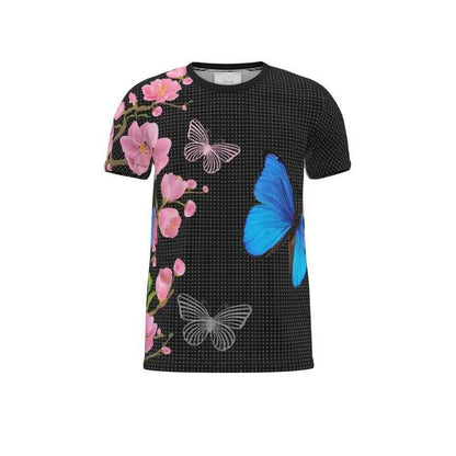 Cut and Sew All Over Print T-Shirt - Mishastyle