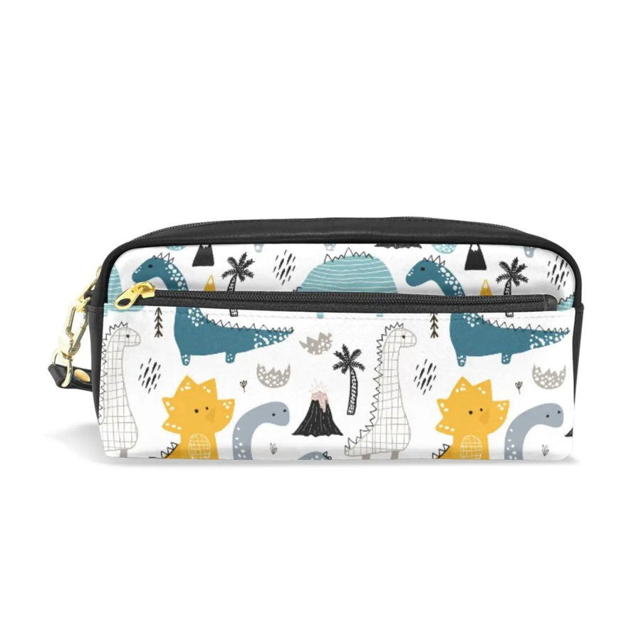 Dinosaur Pouch Leather Pencil Case - Mishastyle