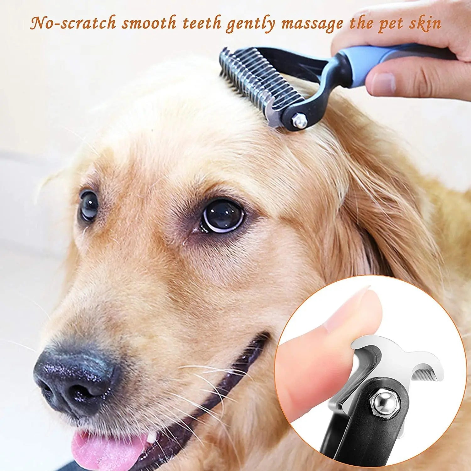 Double Sided Shedding Pet Grooming Brush - Mishastyle