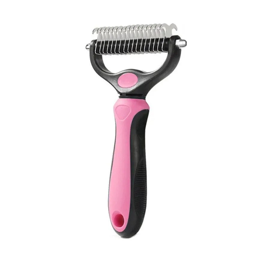 Double Sided Shedding Pet Grooming Brush - Mishastyle