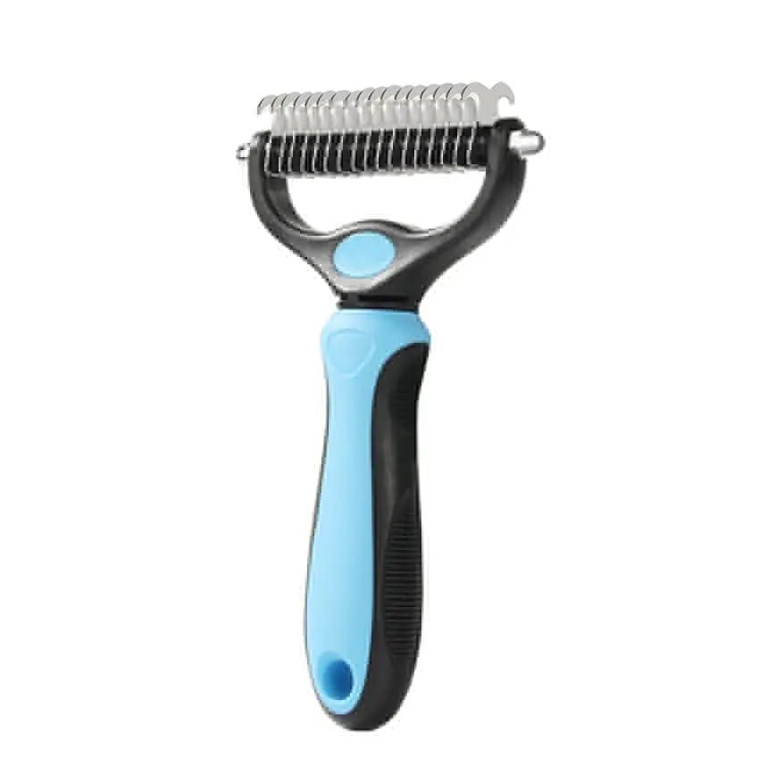 Double Sided Shedding Pet Grooming Brush - Mishastyle