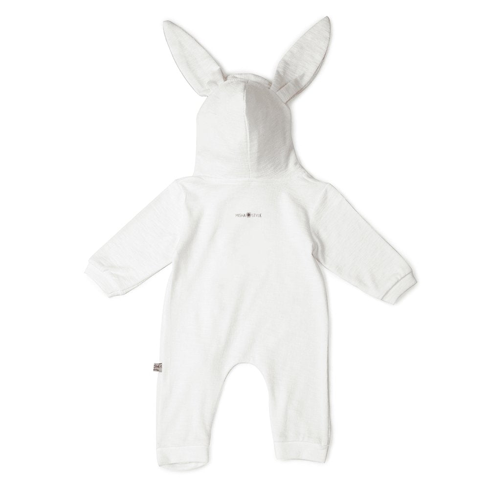 Frame House Baby's Zipper Hooded Rompers - Mishastyle