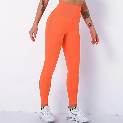 High Waist Seamless Gym Leggings - OY - Mishastyle